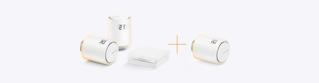 Netatmo Apple HomeKit Akıllı Radyatör Vana Başlangıç Seti